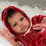 Taille de la poupée finie: 22 pouces et porte des vêtements de nouveau - né.