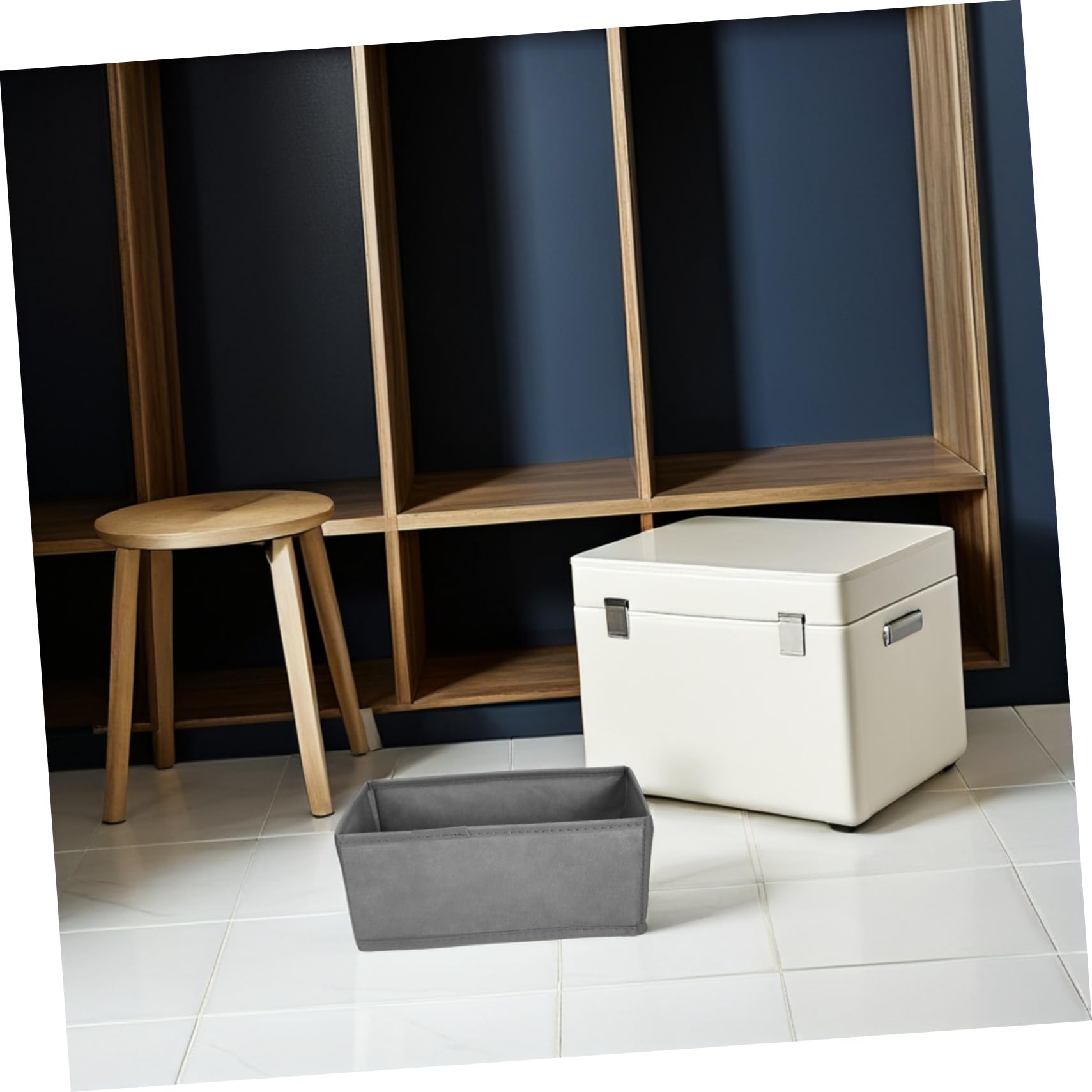 6 Stück Schubladenorganizer Aus Polyester Aufbewahrungsbox Für Unterwäsche Und Socken Stabiler Schrankteiler Für Kleiderschrank Und Kommode Grau Platzsparend Und Übersichtlich