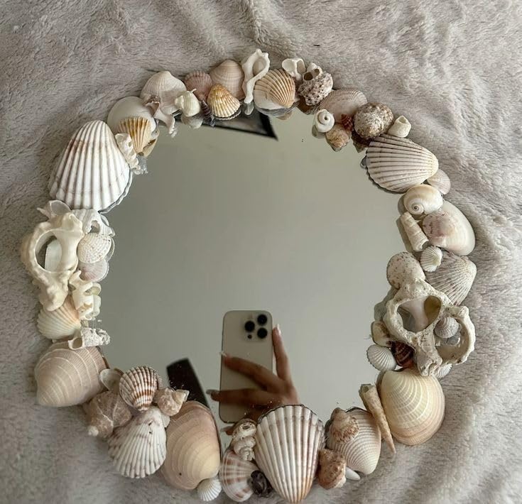 Image of 450g Natural Sea Shells (350+ Pcs) - 7 Unique Types for Aquarium, Vastu & Home Decor | Big Size Mixed Sipiyan | Odor-Free & Clean for Resin Art & Pooja