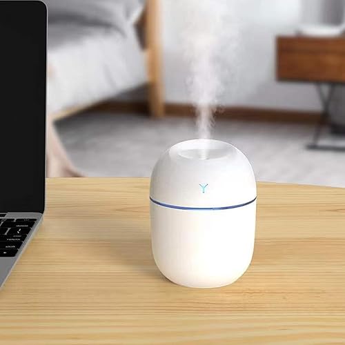 Miniatura 2 de Mini humidificador de 2 modos recargable portátil pequeño humidificador con apagado automático para dormitorio, coche, oficina, plantas, viajes y