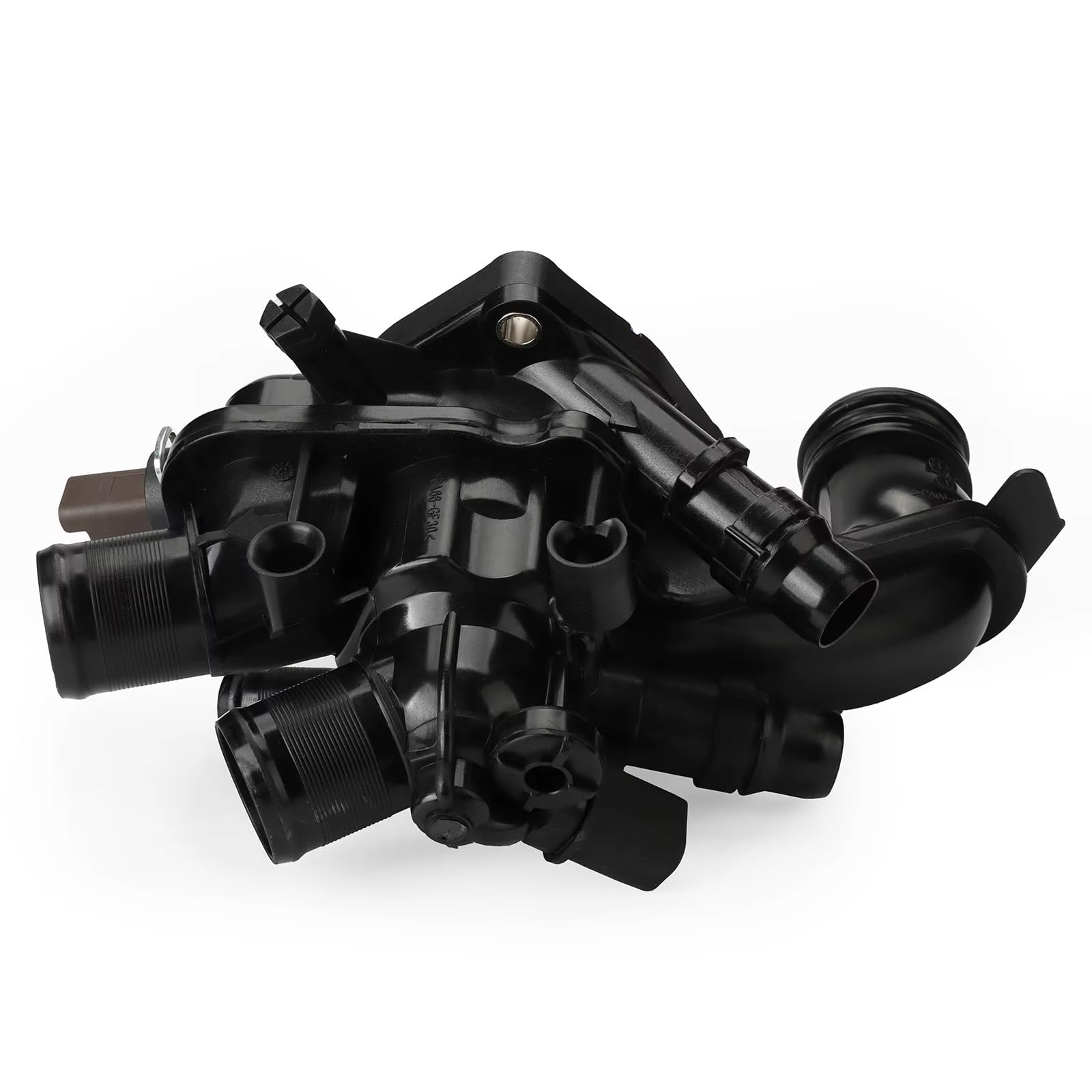 Thermostat De Système De Refroidissement De Voiture Compatible Avec Peugeot C3 B618 C4 B7 C5 Pour AIRCROSS C84 C3-XR C6 308 3008 4008 508 5008 1.6T Noir Ensemble Boîtier Thermostat