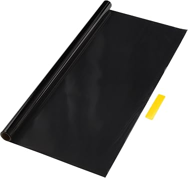 Nano Ceramic Car Window Tint Film VLT 18% IRR 58% UVR 85% Black Silver Tone 10Ft x 36in Privacy Film 2mil PET 1 Pc