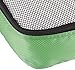 Amazon Essentials 4-Piece Packing Cubes Travel Accessories Set, Luggage Organizer with Double Zipper, Mesh Top, 100% Polyester, Medium, Green (Previously Amazon Basics)