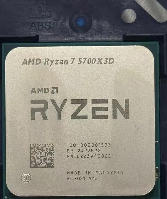 AMD Ryzen 7 5700X3D R7 Desktop CPU Processor 100-100001503 | Socket AM4, Zen 3, 96MB L3, 100-100001503