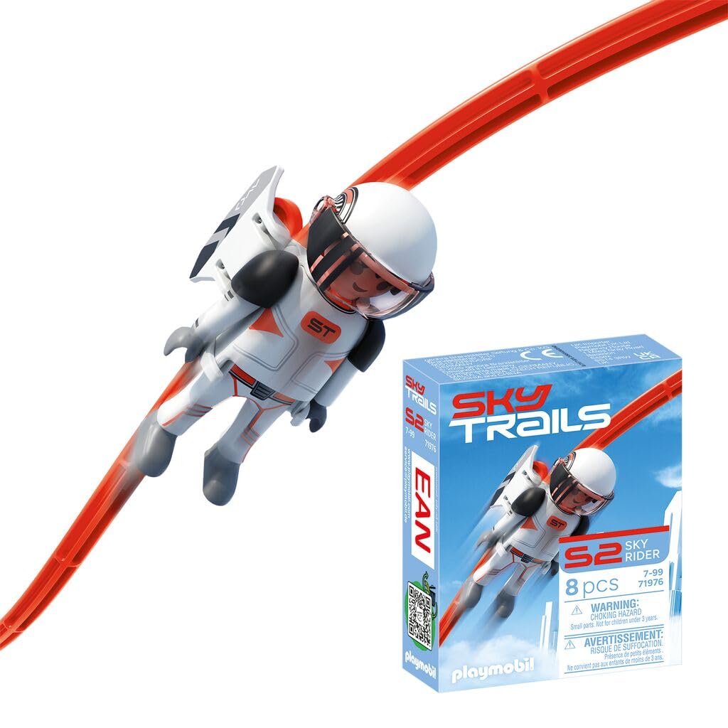 Sky Trails | Sky Rider | Set di costruzione e azione per costruire | Costruisci la tua avventura individuale con accessori dettagliati e l'eroe Sky Rider | 71976