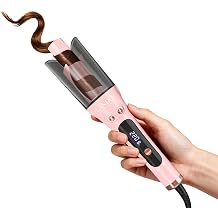 LANDOT Automatic Curling Iron 1-Inch Easy-to-Use Self Curling Iron with Auto Rotation & Anti-Tangle Technology, Ideal for Beginners & Medium Length Hair, Salon-Quality Curls at Home