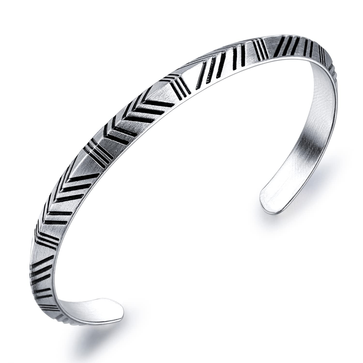 Peora Black Silver Plated Two Toned Kada Bracelet Jewellery Gift For Boys & Men (B0BX45VV3D) Amazon Price History, Amazon Price Tracker