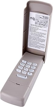 Garage Door Opener Keypad Wireless Keyless Entry Universal Keypad Compatible with Liftmaster Chamberlain Craftsman Garage Door Remotes