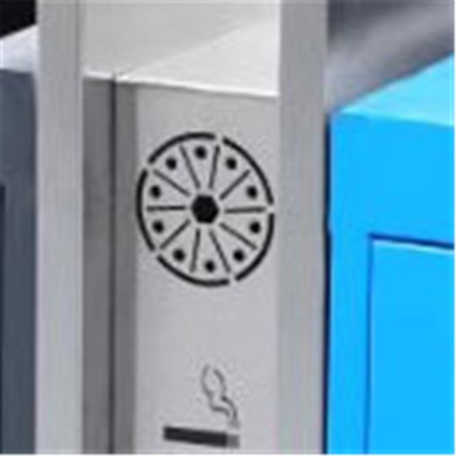 Papelera de Reciclaje Caja Doble de Cubo de Basura de Acero esmaltado al Horno for área pública