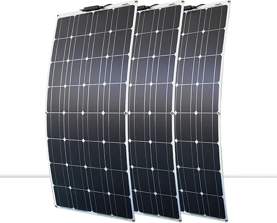 Solar Panel Kit and 300W 200W 100W Flexible Solar Panels 12V 24V High Efficiency Battery Charger Module,300W