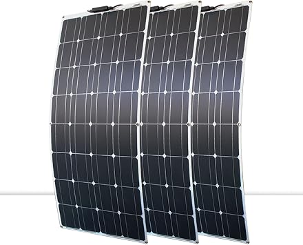 Solar Panel Kit and 300W 200W 100W Flexible Solar Panels 12V 24V High Efficiency Battery Charger Module,300W