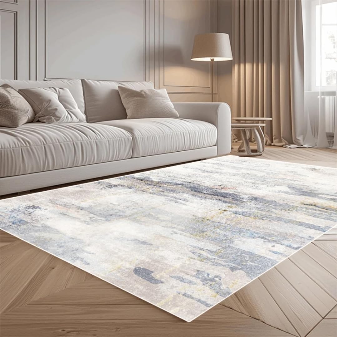 Tapis de salon abstrait moderne 140x200 grand tapis de sol chambre