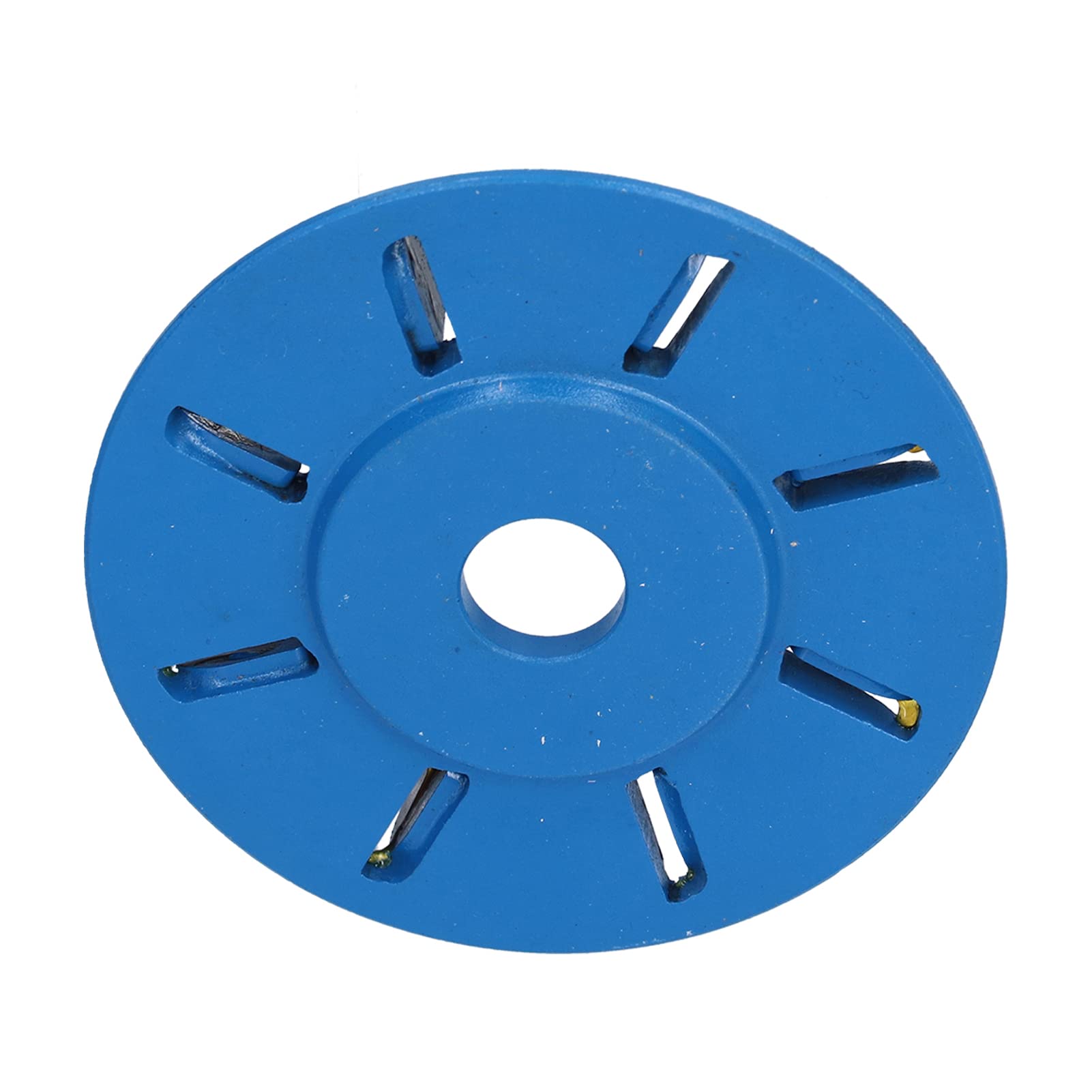 Marhynchus Angle Grinder Disque de Sculpture en Bois, Acier en Tungstène 8 Dents Disque de Sculpture pour la Coupe en Bois, Polissage, Mise en Forme avec une Résistance à L'usure élevée (BLUE)
