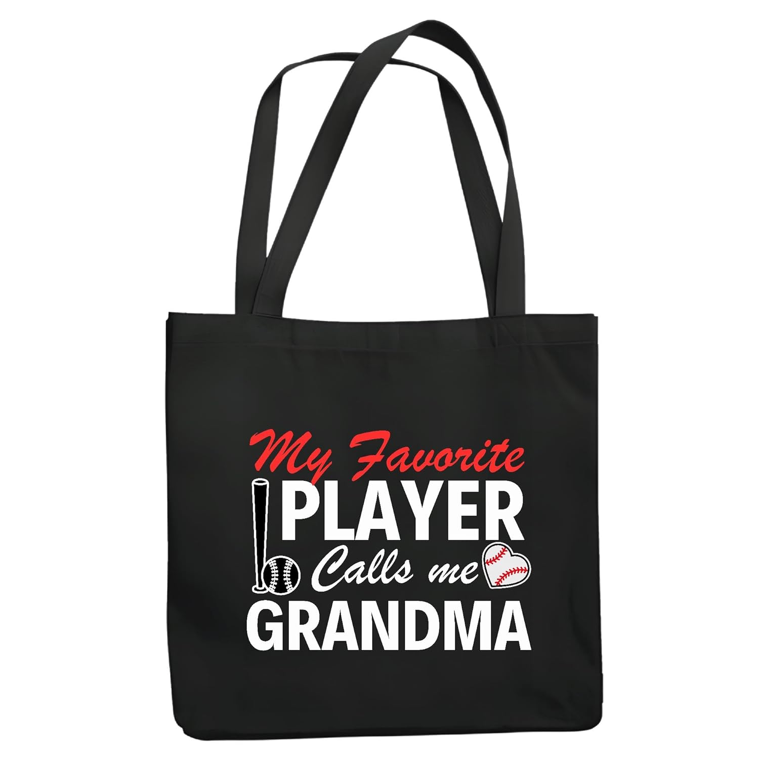 Baseball Loving Grandma Gift Ideas Heart Women Black