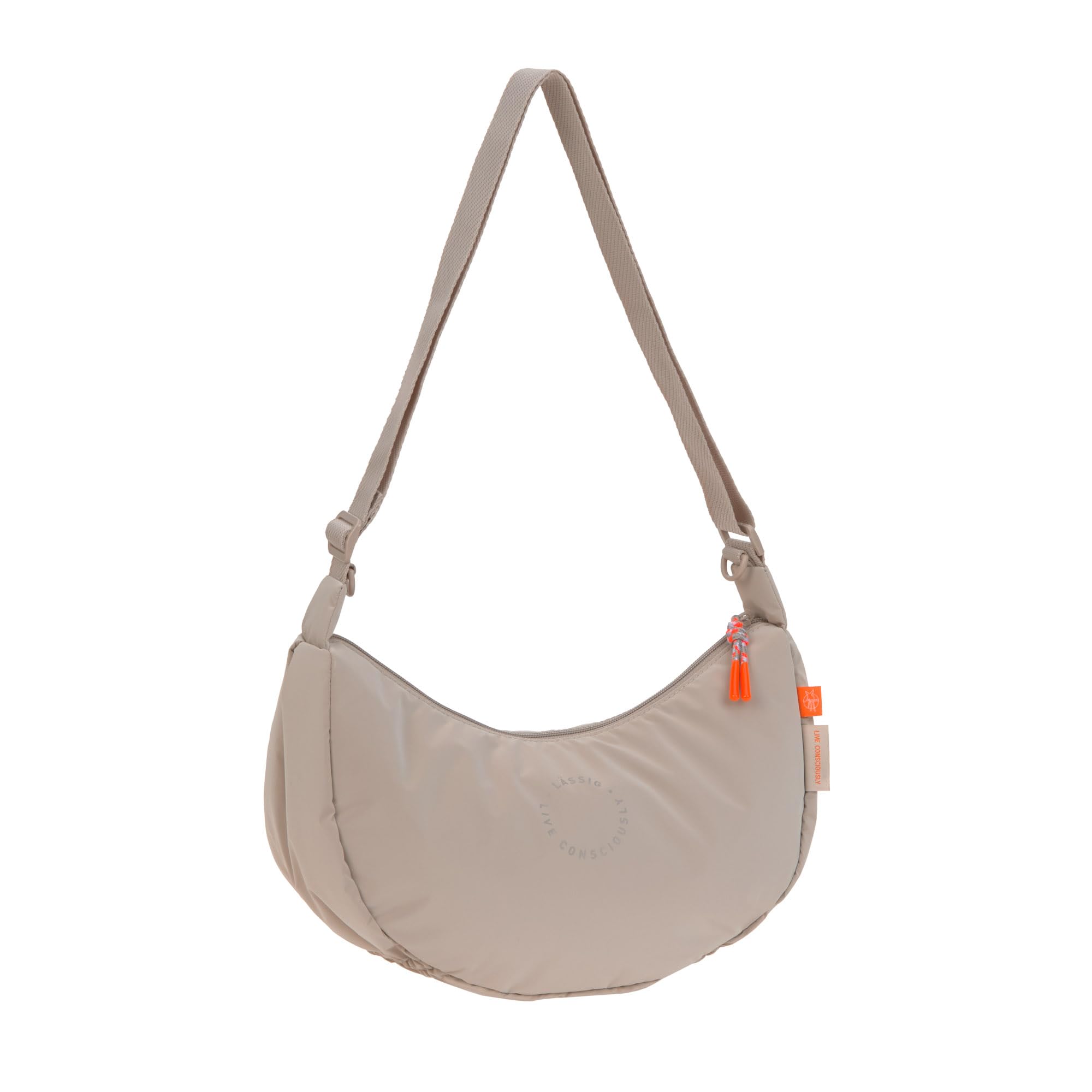 LÄSSIG Torba do przewijania z zaczepem do wózka/Stretch Up Bum Bag beżowa