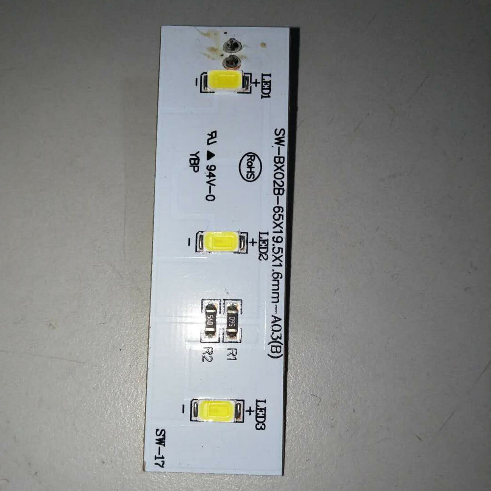 Barra de iluminación de repuesto tira de luz LED para refrigerador Electrolux ZBE2350HCA SW-BX02B pieza de reparación