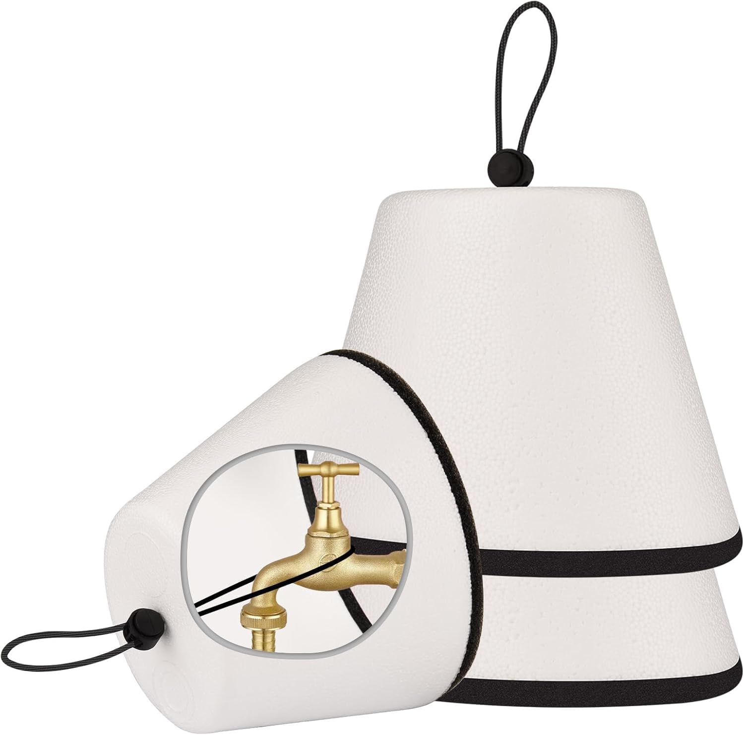 2 Pack Outdoor Faucet Covers for Winter, Foam Faucet Cover