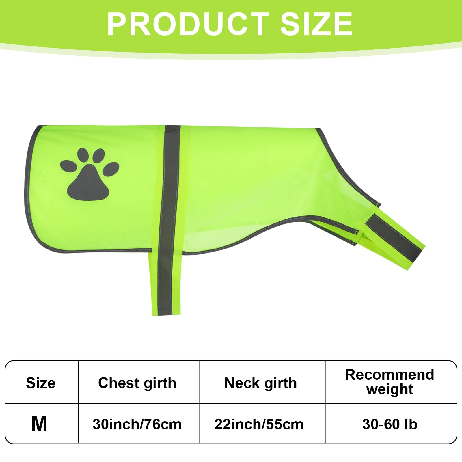 Reflective Dog Vest High Visibility Safety Service Jacket, Adjustable Apparel for Outdoor Activities Walking - Image 2