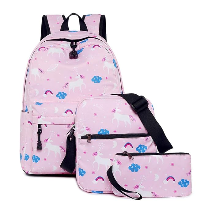 unicorn bookbag set