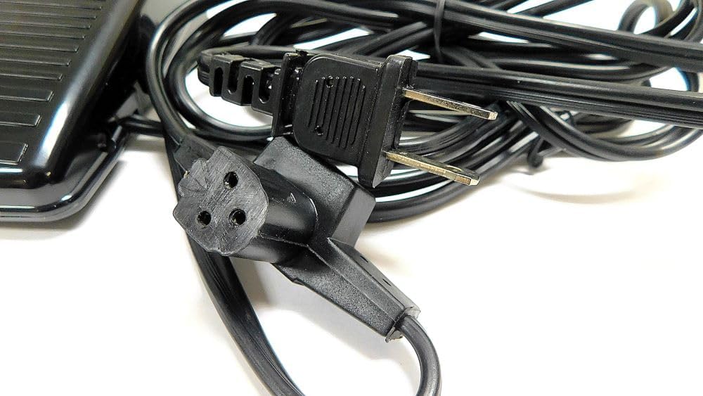 New Generic Sewing Machine Foot Controller Pedal with Cord, 618776-007, Will fit Singer 337, 338, 347, 348, 457, 466 Models+ Plus Models as Below :