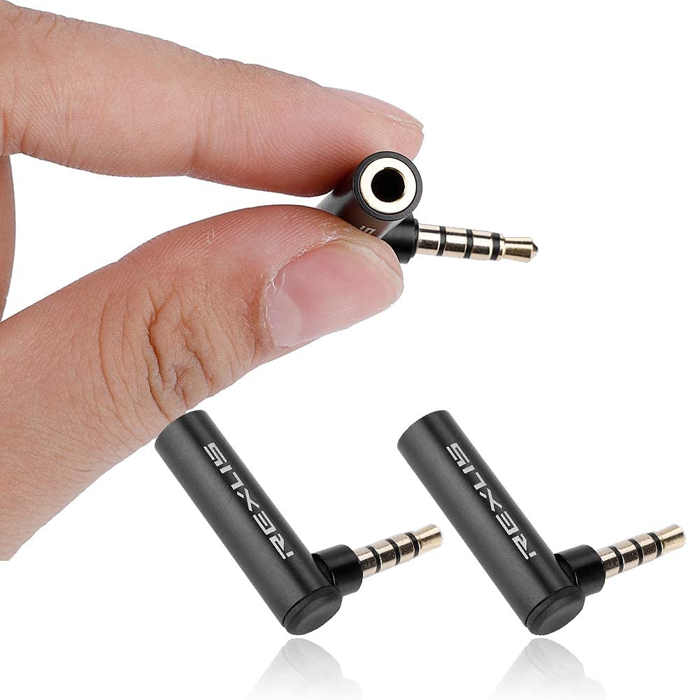 CABLETIME Câble Audio Auxiliaire à Angle Droit De 3,5 MM à 90 Degrés