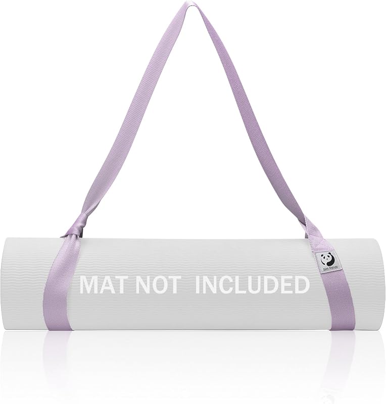 Yoga Mat Straps for Carrying, Adjustable Yoga Mat Carrier Sling Fits All Mats(Mat Not Included)