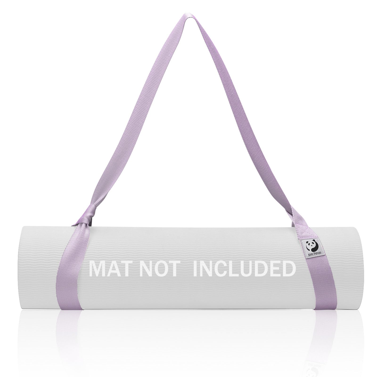 Slim Panda Yogamatte Tragegurt aus Baumwolle, 180CM Verstellbare Yogamatten Carrying Strap für alle Yogamatten Größen, Elastisch Yoga Gurt für Pilates,Dehnen und Fitness (Yoga Mat Not Included)