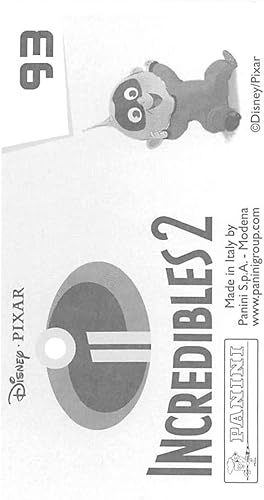 Miniatura 2 de 2018 Panini Incredibles 2 Album Sticker #93 Sticker 93