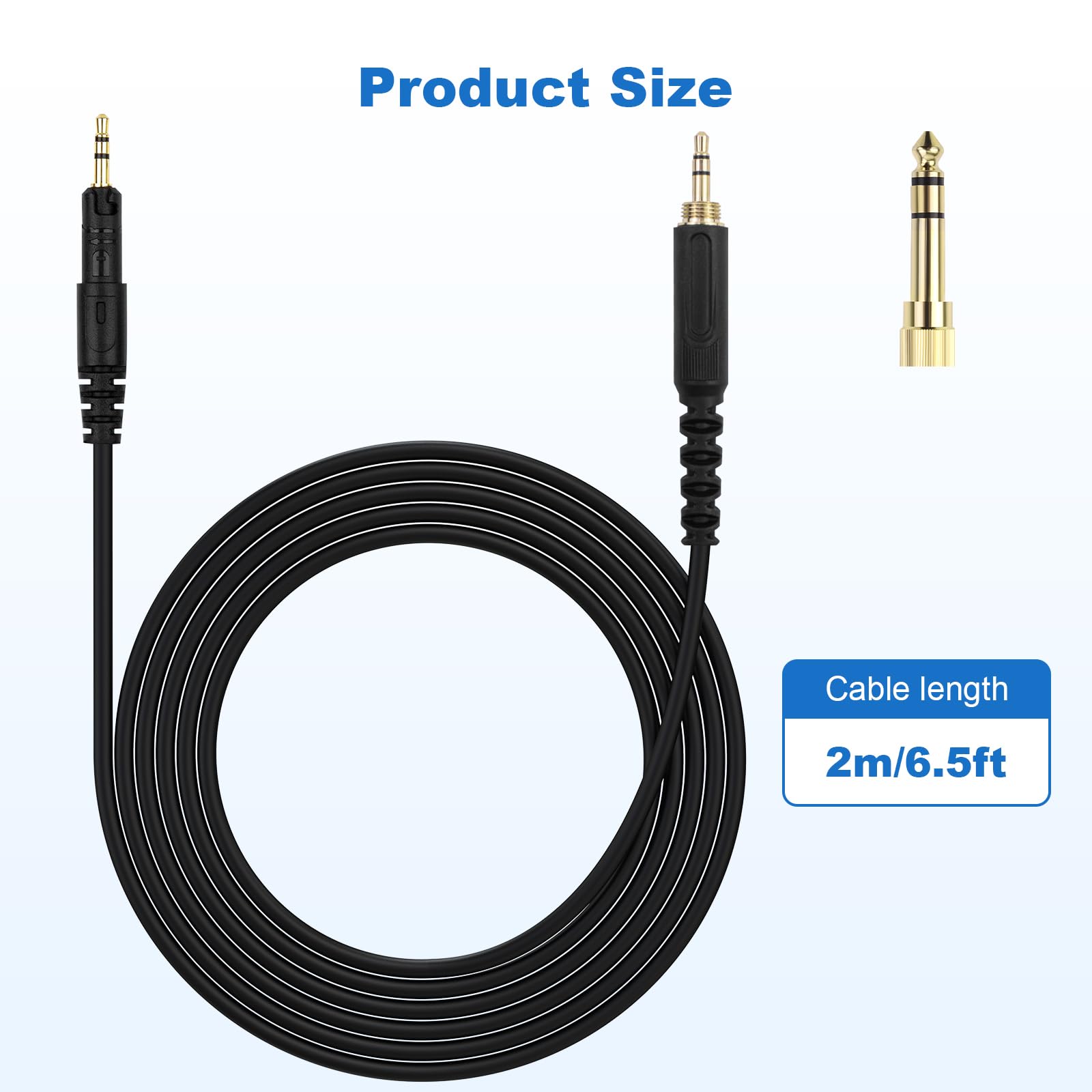 Amazon | Puiixur ATH-M50xケーブル交換用オーディオアップグレード