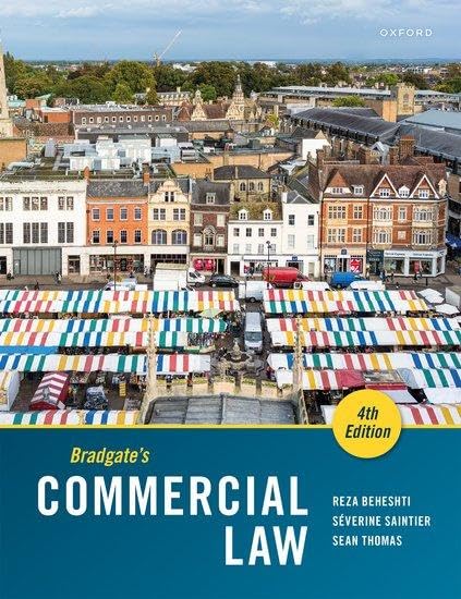 OXFORD UNIVERSITY PRESS Bradgate's Commercial Law