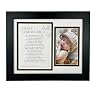 First Grandchild Photo Frame With Poem- Gift for First Time Grandparents - Pregancy Reveal Gift for Grandparents (White - Non Personalized)
