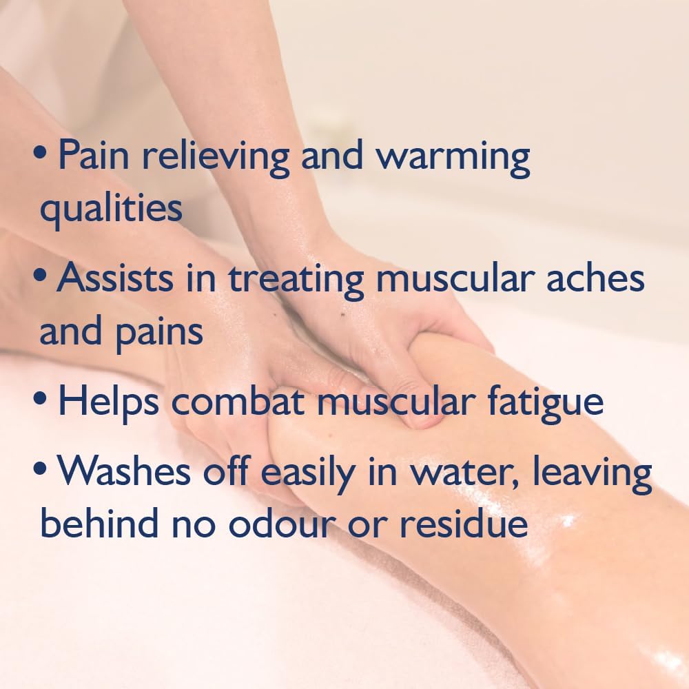 Hydro 2 Oil Extreme Sport Massage Oil 33.8 fl oz - Water Dispersible Formula with Cooling Essential Oils