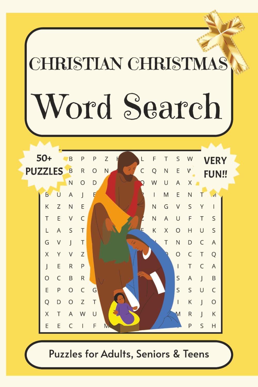 Christian Christmas Word Search: Puzzle Book Perfect for a Christmas Gift (6x9) inches