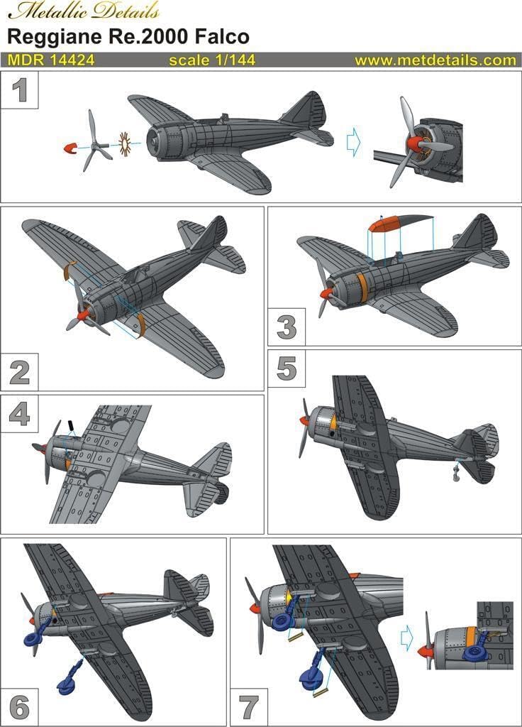 MDR14424 1/144 Reggiane Re.2000 Falco