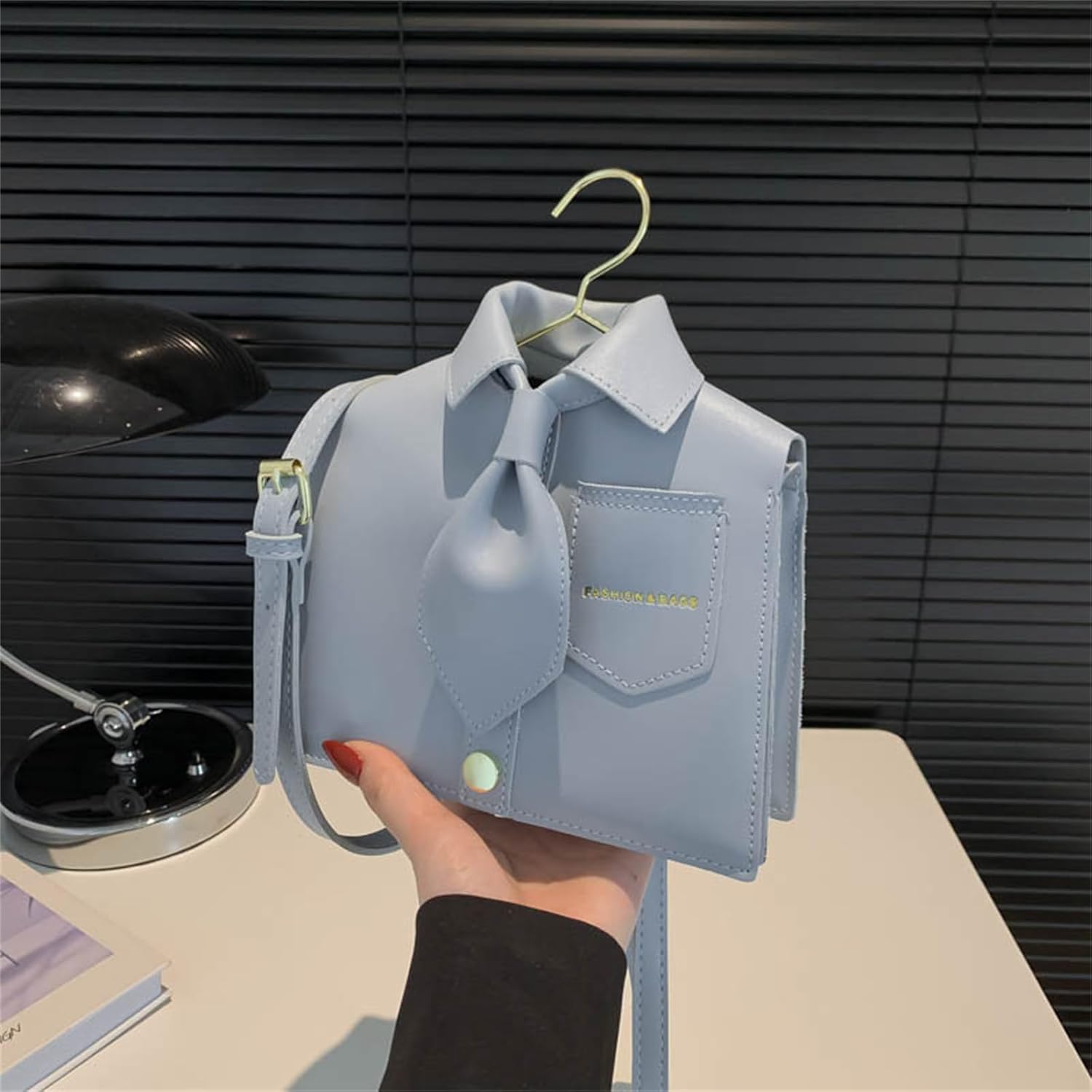 Crossbody Bags，Women Bag Shirt Shaped Crossbody Bag Purse and Handbag Korean Styles Shoulder Bag Casual Messengers Bag for Travel Daily - Image 8