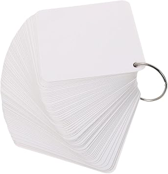 VILLCASE 300sheets Blank Index Note Cards for Crafting and Projects Vintage Smooth Paper for School Memo and Scrapbooking