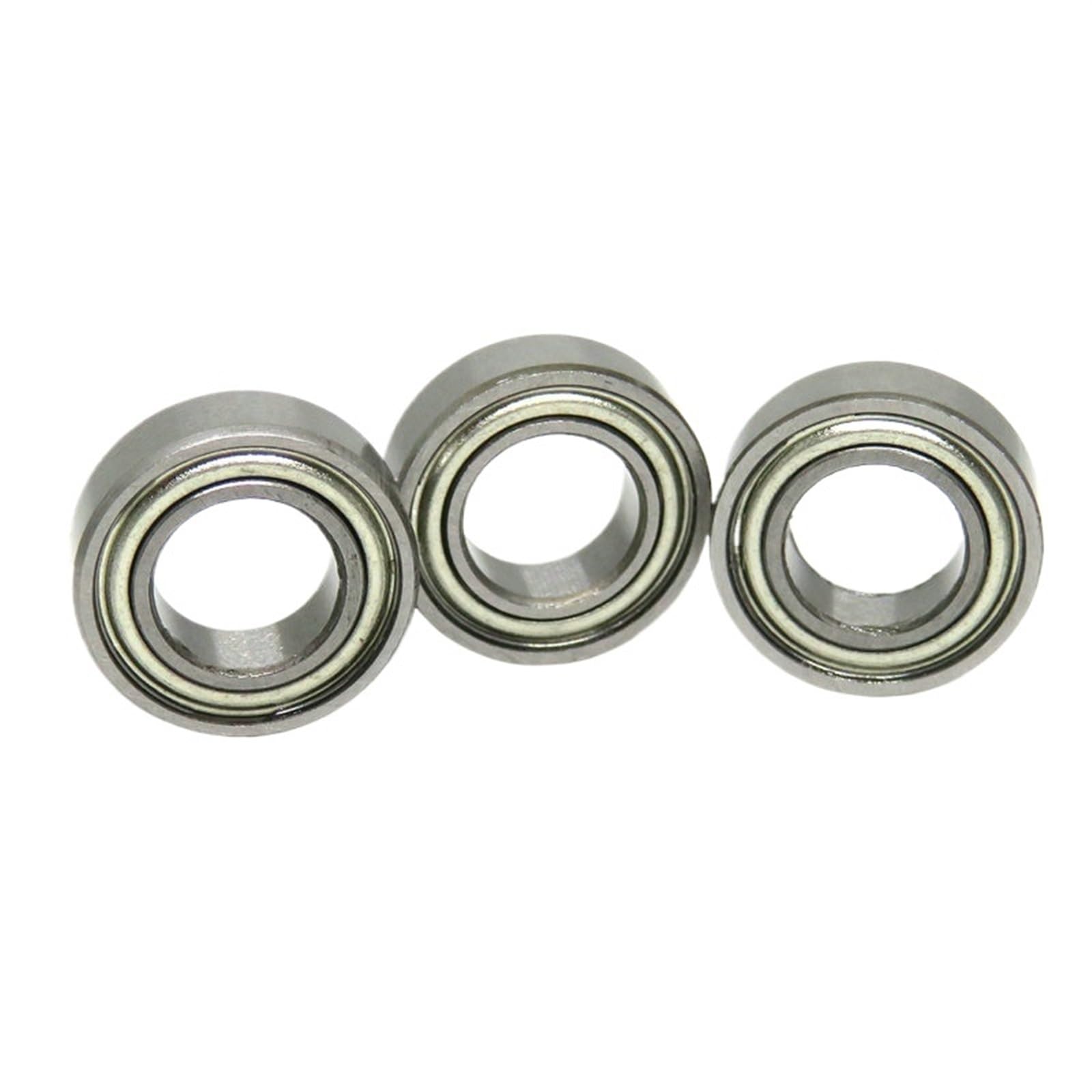 Deep Groove Double Rubber Seal Bearings 10pcs SMR148ZZ 8x14x4mm ABEC-5 Stainless Steel Ball Bearings Miniature Ball Bearing(SMR117Z 7x11x3mm)