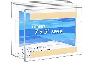 Acrylic Sign Holder 5x7 Horizontal: Your Wall-Mounted Display Solution