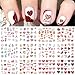 CHUANGOU Adesivo per Unghie, Adesivi per Unghie Fai, Decalcomanie per Nail Art, Adesivi Nail Art a Forma di Cuore per Decorazioni per San Valentino