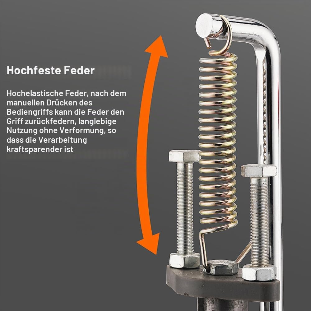 Kleine manuelle Pressstanzmaschine, Leder-Lochpresse, Stanzmaschine, Stanzwerkzeug für DIY-Lederhandwerk, Stanzen von Löchern mit Bohrfutter