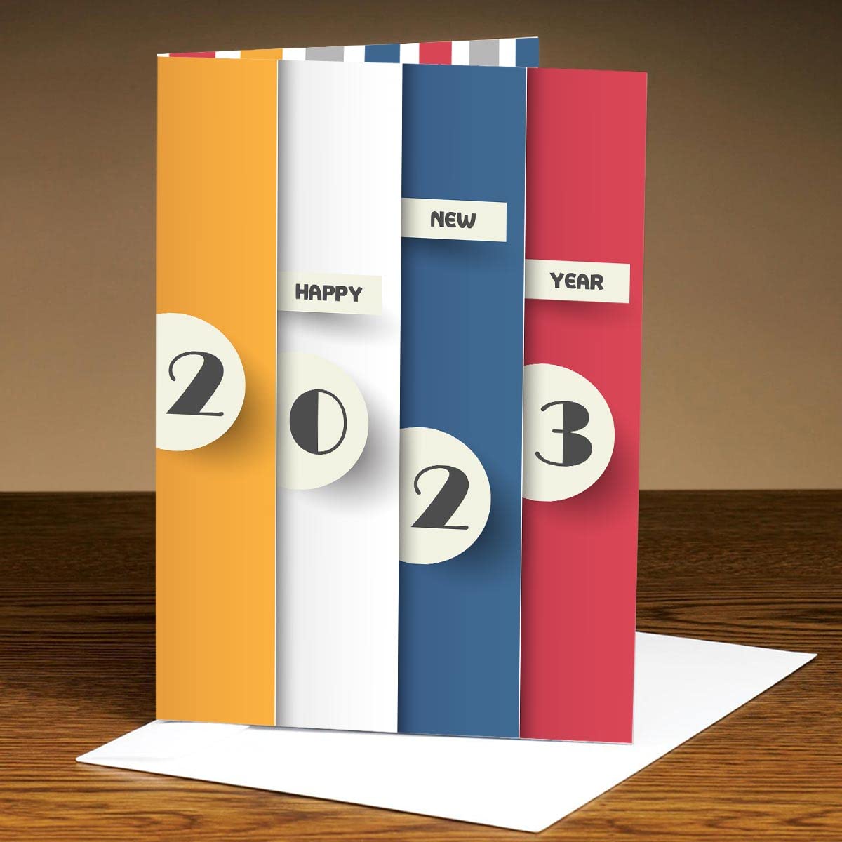 Giftcart Happy New Year 2023 Designer Greeting Card for Family and