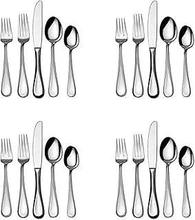 5100237 Bravo 20-Piece 18/10 Stainless Steel Flatware Set, Service for 4