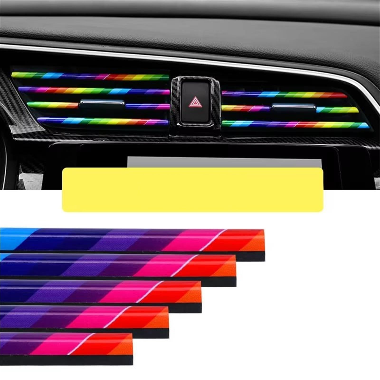 Compatible Con VW Para CC 2018 2019 2020 2021 2022 2023 Salida De Aire Acondicionado De Coche Accesorios De Tira Decorativa De Estilo