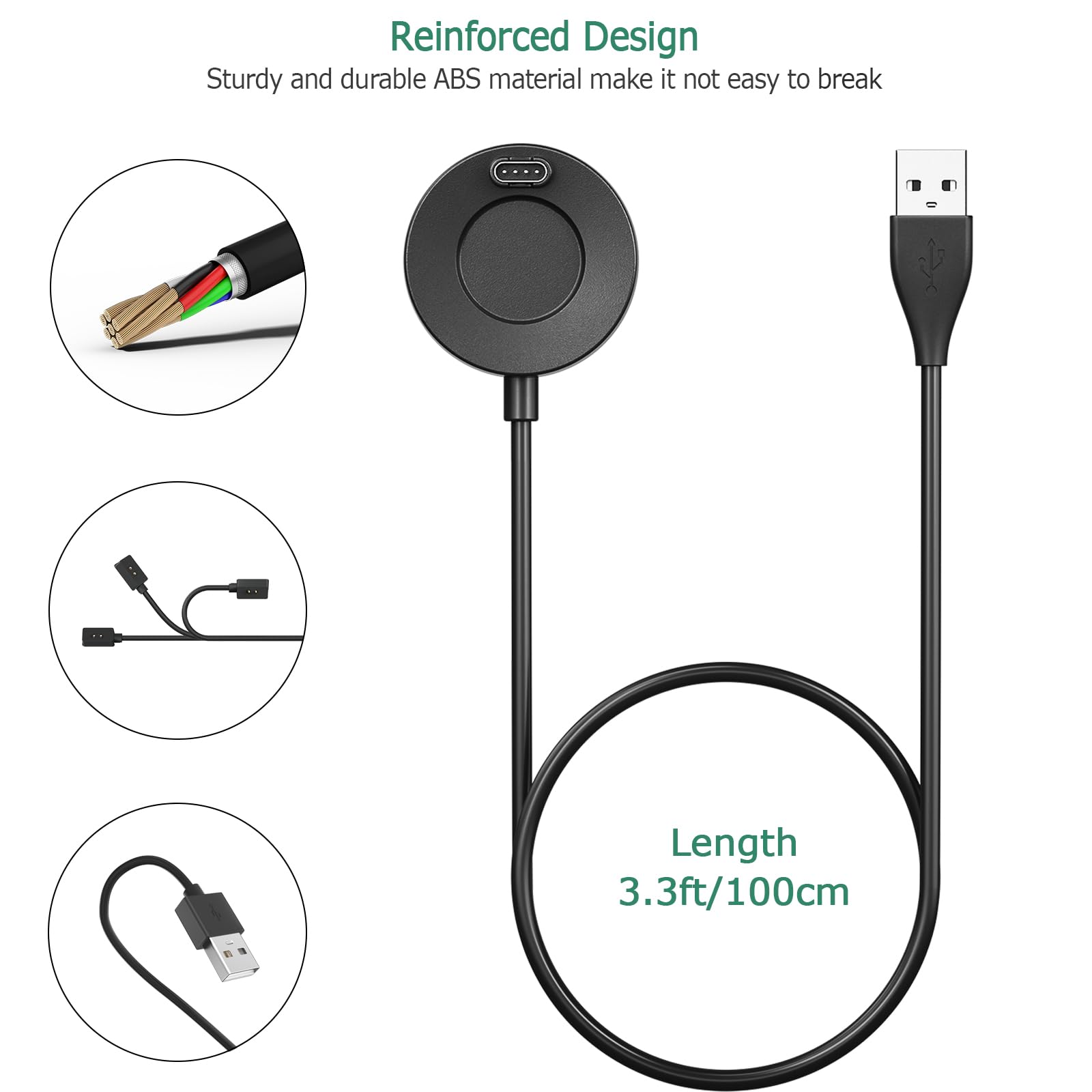 Caricabatterie Magnetico MoKo Per Garmin - Dock USB-C Compatibile Con Fenix, Forerunner, Venu E Altri Modelli - Foto 12