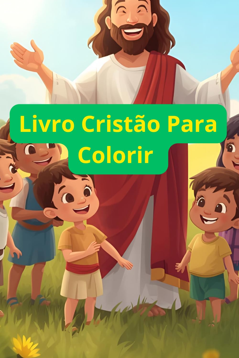 Livro cristão para colorir