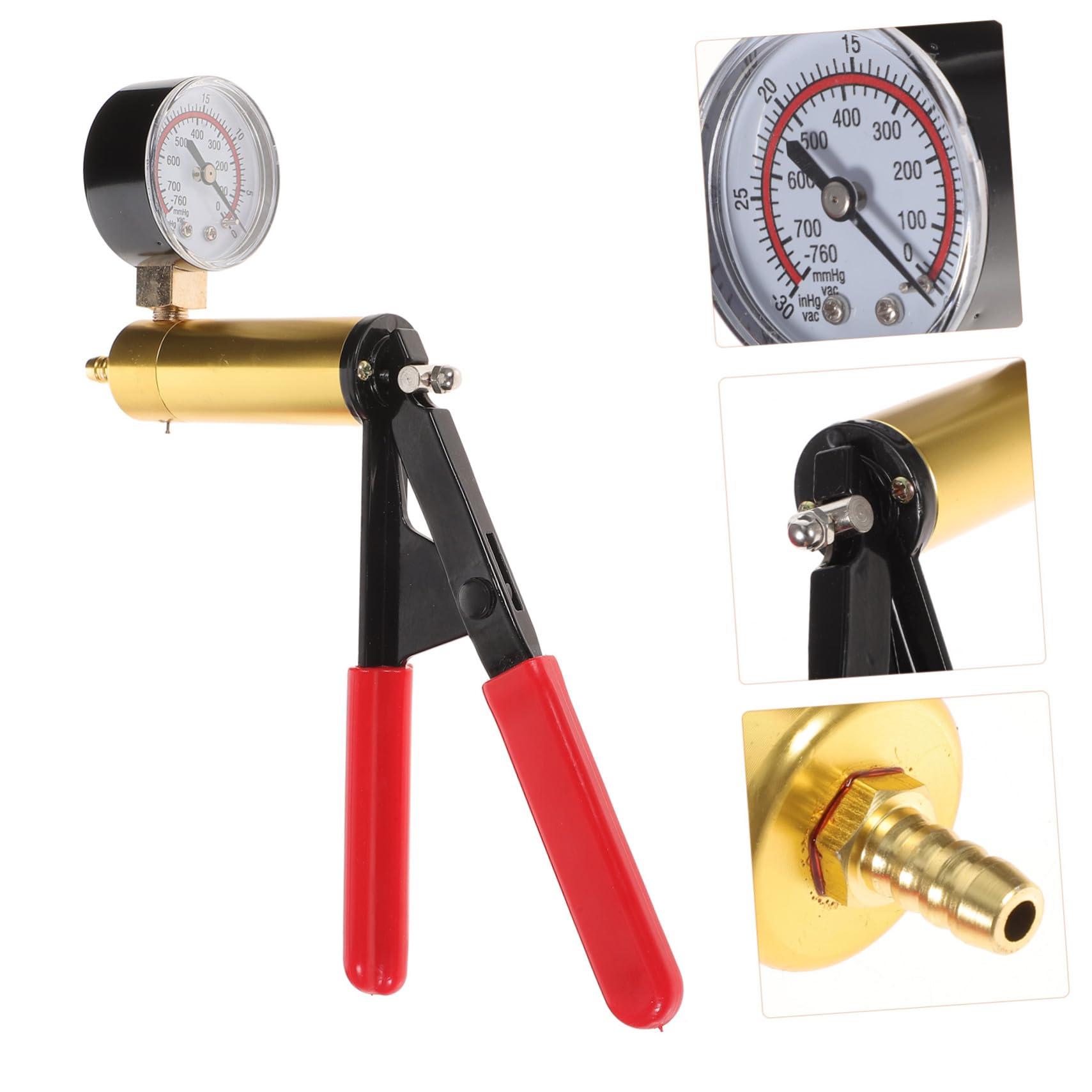 OUNONA Bomba de Vacío Manual para Coche Kit de Purga de Frenos Herramientas Manuales Líquido para Purga de Frenos Taller