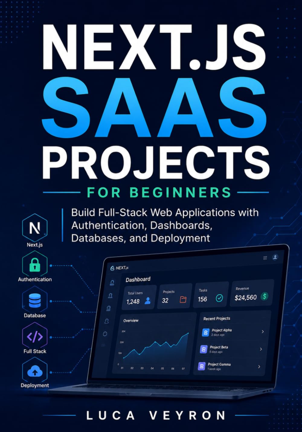 Next.js SaaS Projects for Beginners: Build Full-Stack Web Applications with Authentication, Dashboards, Databases, and Deployment