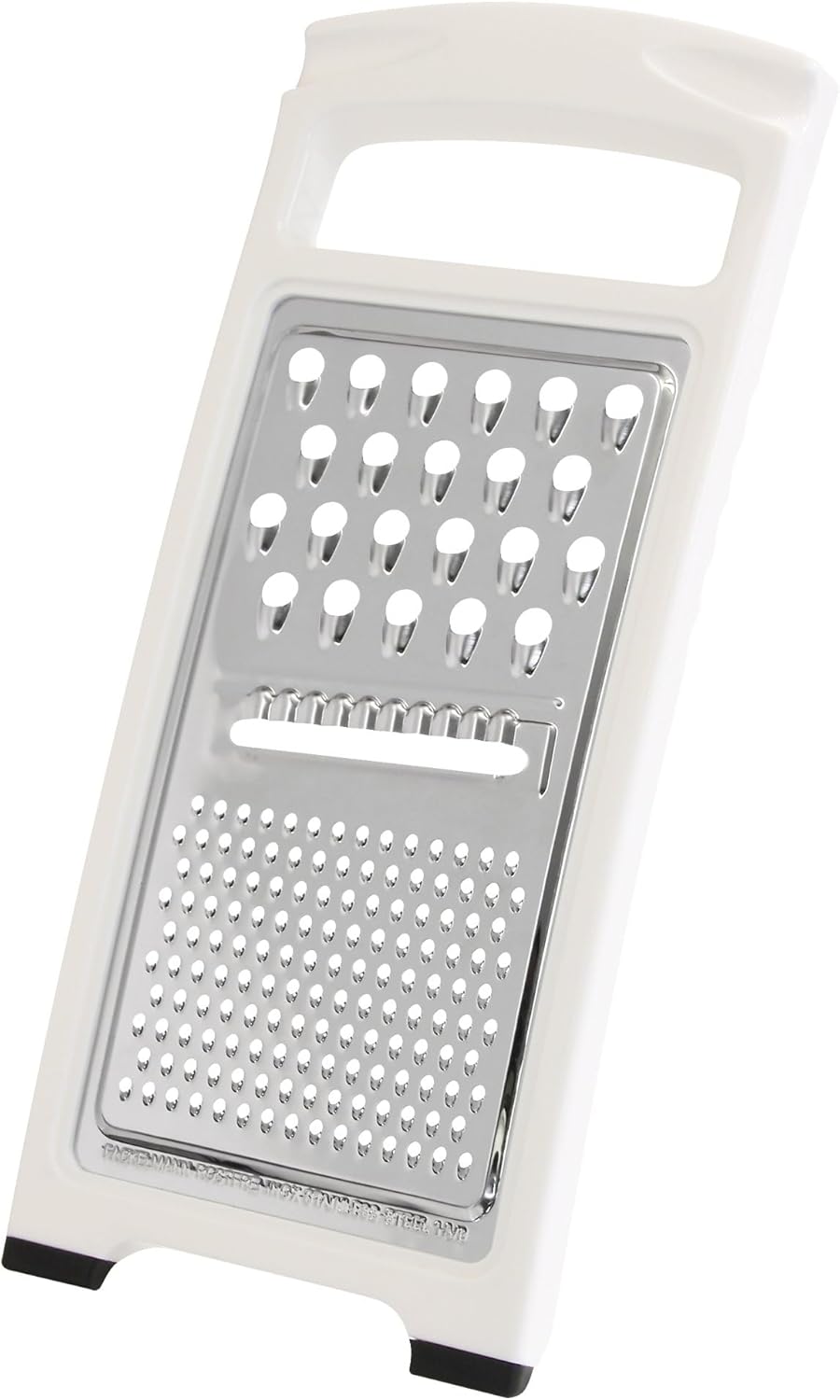 Fackelmann 10, 8x4, 5" Of Abs/Stainless Steel "Arcadalina" Universal Grater, White/Silver
