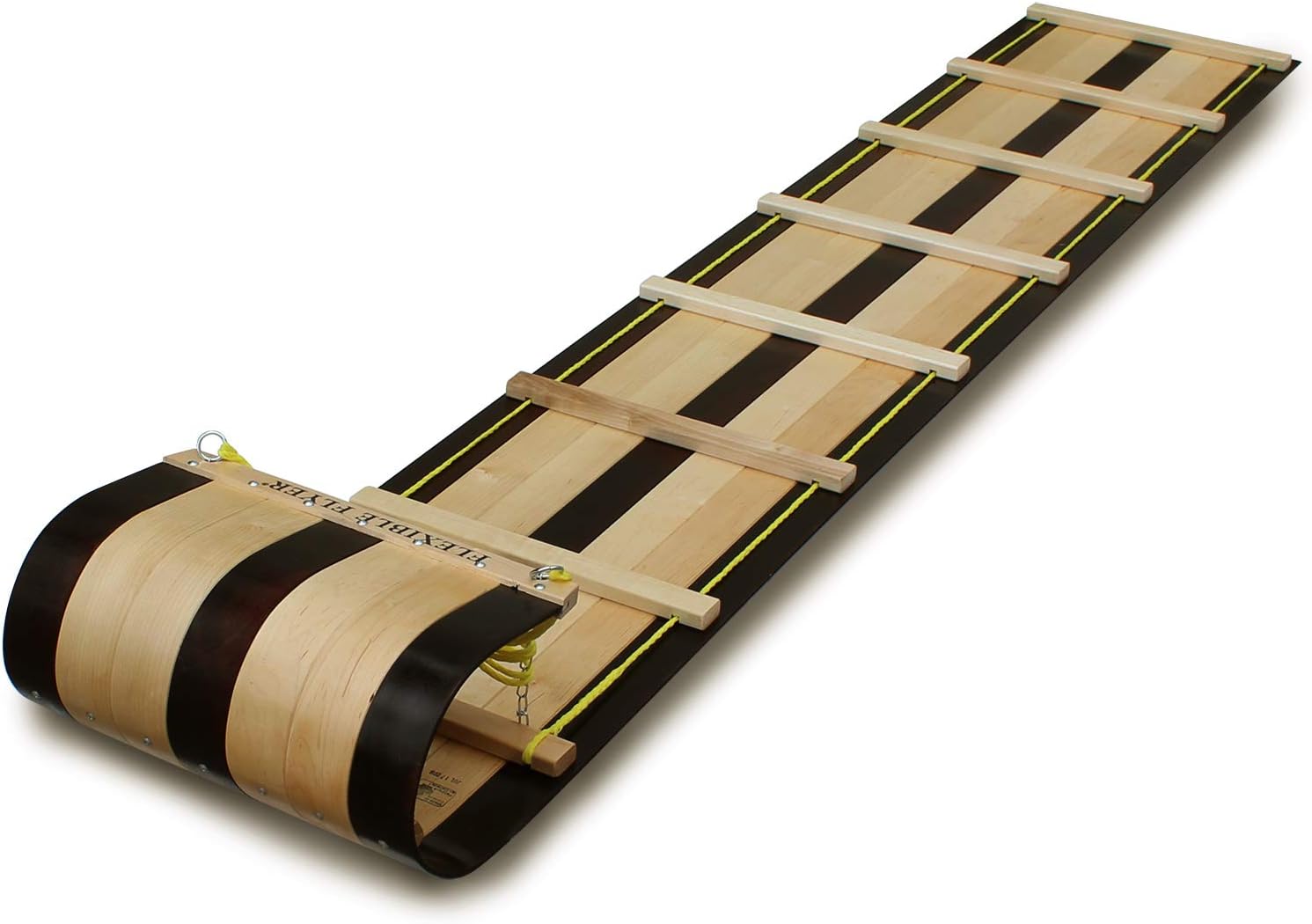 Flexible Flyer Wood Toboggan. Snow Sled Adults & Kids