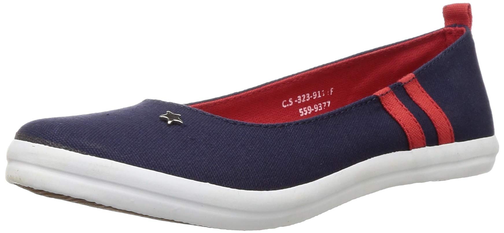 North Star Womens Natalie Blue Ballet Flats 3 UK (5599377) (B07YCP5Y2C) Amazon Price History, Amazon Price Tracker